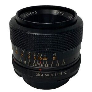 Kamero Auto 35mm f2.8 Wide Angle Prime Lens for Minolta MC/MD Mount w/Caps